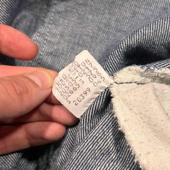 Vintage 90s Levi’s 505 Jeans Made in USA 40x27 Orange Tab Hemmed - Picture 6 of 6